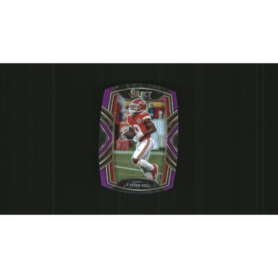 2020 Select Prizm Purple Die Cut #223 Tyreek Hill