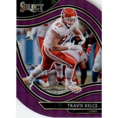 2020 Select Prizm Purple Die Cut #325 Travis Kelce