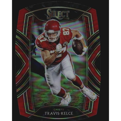 2020 Select Prizm Red Die Cut #225 Travis Kelce