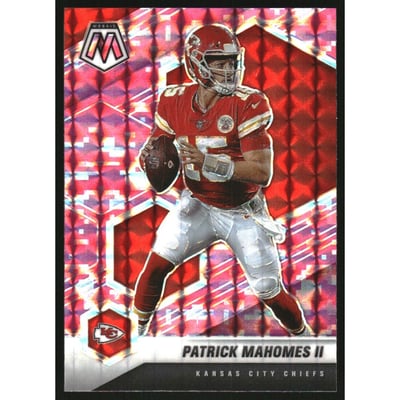 2021 Panini Mosaic Mosaic Camo Pink #1 Patrick Mahomes II