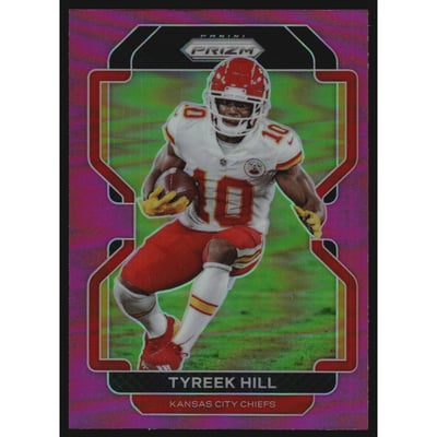 2021 Panini Prizm Prizms Pink #187 Tyreek Hill