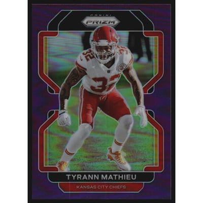 2021 Panini Prizm Prizms Purple #194 Tyrann Mathieu