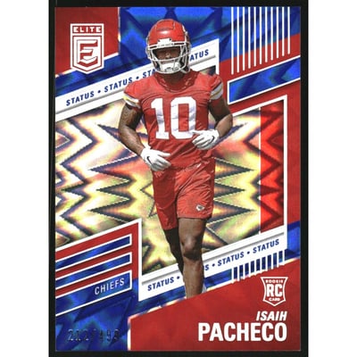 2022 Elite Status Explosion #183 Isiah Pacheco