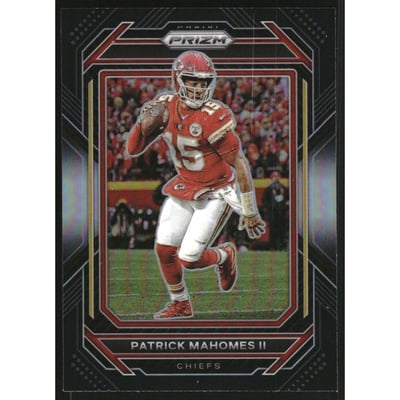 2022 Panini Chronicles Prizm Black Silver #3 Patrick Mahomes II
