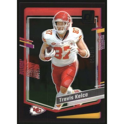 2023 Clearly Donruss Purple #26 Travis Kelce