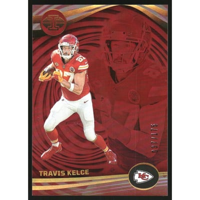 2023 Panini Illusions Red #55 Travis Kelce