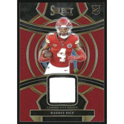 2023 Select Rookie Swatches Prizm Red #18 Rashee Rice