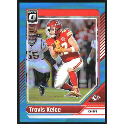 2024 Donruss Optic Aqua #98 Travis Kelce