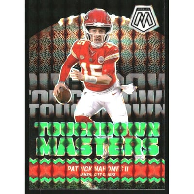 2024 Panini Mosaic Touchdown Masters Mosaic Green #1 Patrick Mahomes II