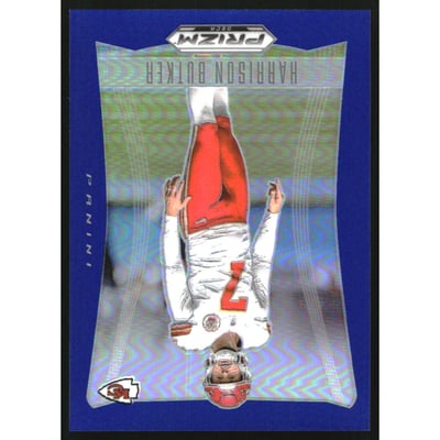 2024 Panini Prizm Deca Prizms Blue #156 Harrison Butker