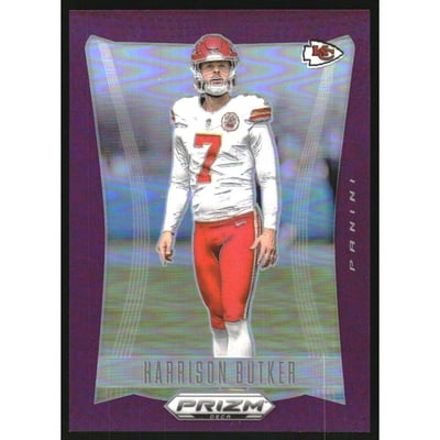 2024 Panini Prizm Deca Prizms Purple #156 Harrison Butker