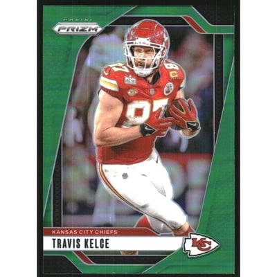 2024 Panini Prizm Prizms Green #140 Travis Kelce