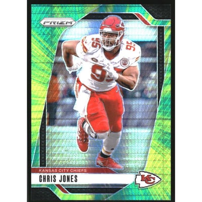 2024 Panini Prizm Prizms Hyper #143 Chris Jones
