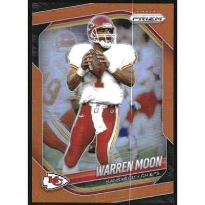 2025 Panini Prizm Prizms Orange #52 Warren Moon