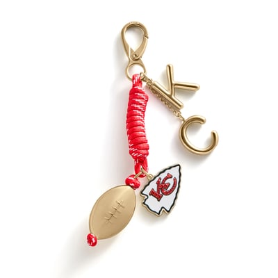 Kansas City Chiefs BaubleBar Paracord Bag Charm
