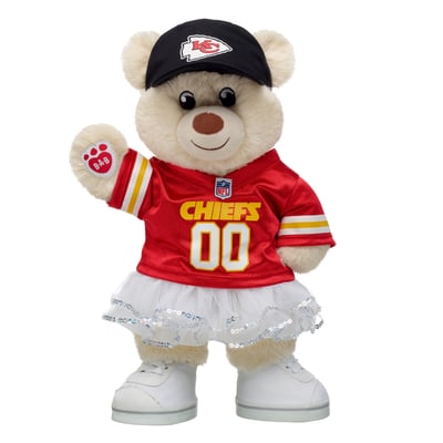  Kansas City Chiefs Build-A-Bear Happy Hugs Teddy Bear
