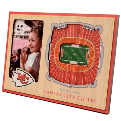 Kansas City Chiefs Fanpoint 3D StadiumView Picture Frame