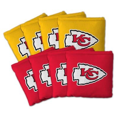 Kansas City Chiefs Fanpoint Eight-Piece Cornhole Bag Set