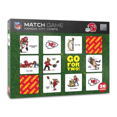 Kansas City Chiefs Fanpoint Licensed Memory Match Game