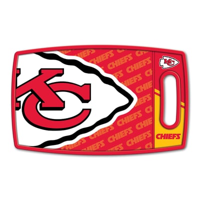 Kansas City Chiefs Fanpoint Logo Series Cutting Board