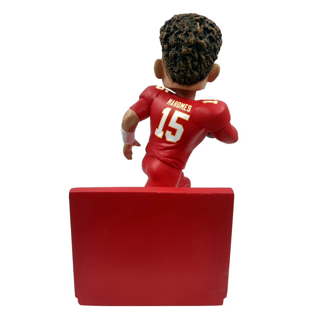 Bobblehead Patrick Mahomes #15 Kansas City Chiefs FOCO: Testa Oversize, Realizzato E Dipinto A Mano, Altezza Circa 20 Cm, Licenza Ufficiale NFL