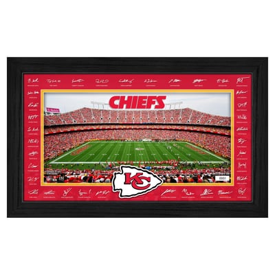 Kansas City Chiefs Highland Mint 12" x 20" 2026 Signature Gridiron Panoramic Framed Photo