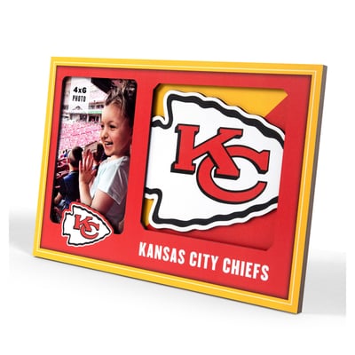 Kansas City Chiefs IDNA 3D Logo Series Picture Frame