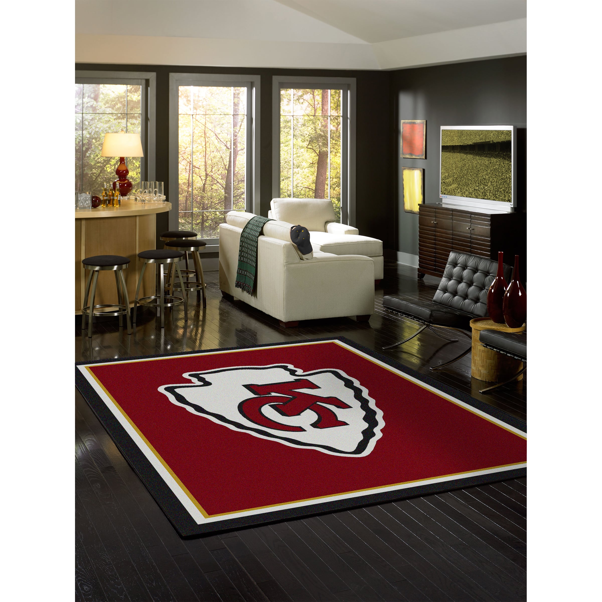Imperial Kansas City Chiefs 7'8'' x 10'9'' Spirit Rug