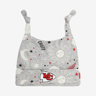  Kansas City Chiefs New Era Infant Sky Knit Hat - Heather Gray