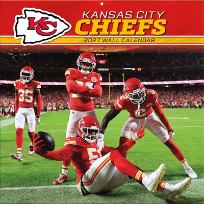 Kansas City Chiefs 2027 12” x 12” Team Wall Calendar