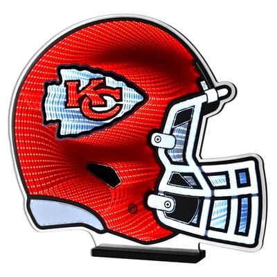 Kansas City Chiefs 24" Helmet LED Infinity Light