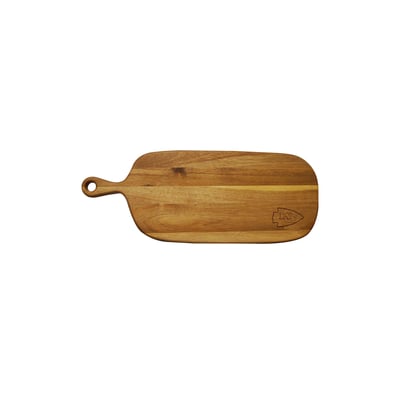 Kansas City Chiefs Acacia Paddle Serving Board
