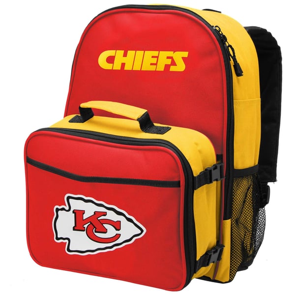 Kansas City Chiefs Daytripper Backpack and Lunchbox - Red/Gold display picture 3