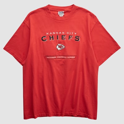 Kansas City Chiefs Lee Apparel 2000s T-shirt - Red - M by Fanatics Real Vintage