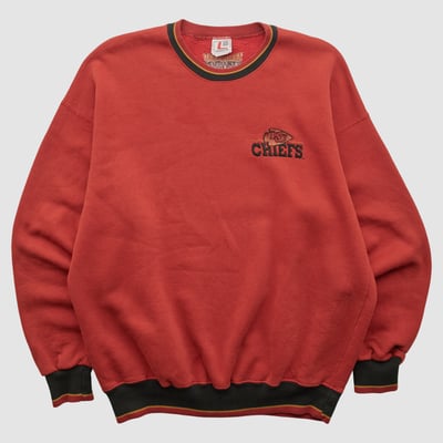 Kansas City Chiefs LEGENDS 90s Sweatshirt - Red - XL by Fanatics Real Vintage