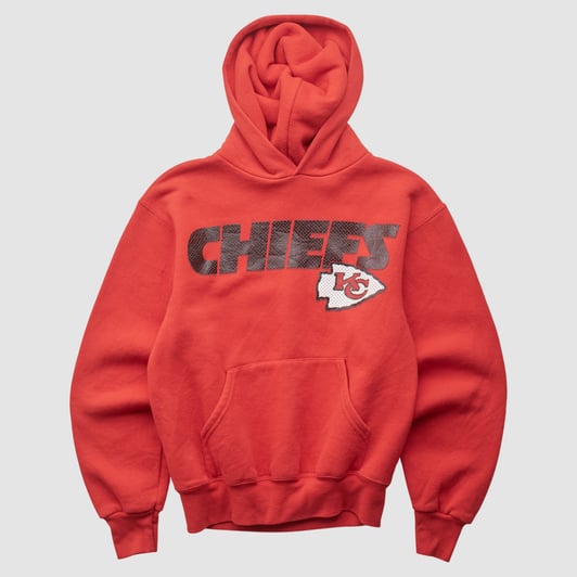 Kansas City Chiefs NFL 2000s Hooded Pullover Sweatshirt - Red - Yth M by Fanatics Real Vintage