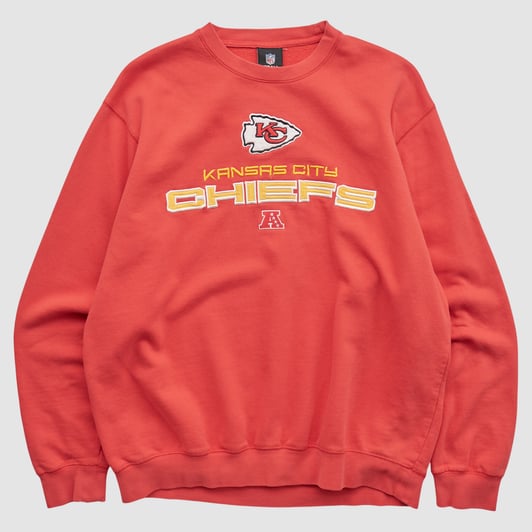 Kansas City Chiefs NFL 2010s Pullover Sweatshirt - Red - S by Fanatics Real Vintage