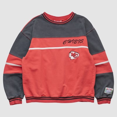 Kansas City Chiefs NFL 90s Pullover Sweatshirt - Red - XXS by Fanatics Real Vintage