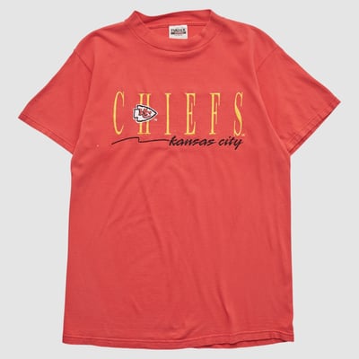 Kansas City Chiefs Tultex 90s T-shirt - Red - M by Fanatics Real Vintage