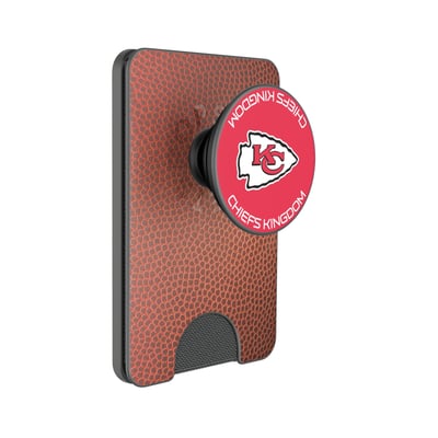 Kansas City Chiefs Keyscaper Football PopSockets Magnetic Wallet