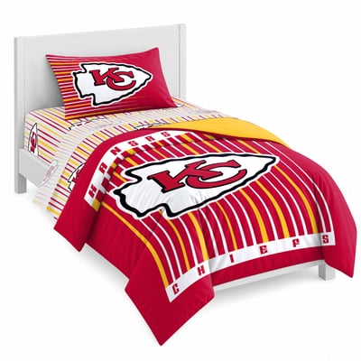 Logo Brands Kansas City Chiefs Momentum Bed In A Bag - Twin
