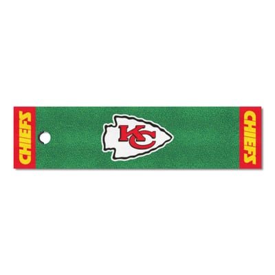 Kansas City Chiefs Logo Brands Putting Green Mat