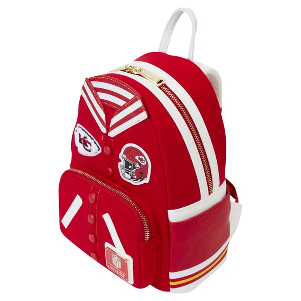 Loungefly Kansas City Chiefs Varsity Mini Backpack display picture 2