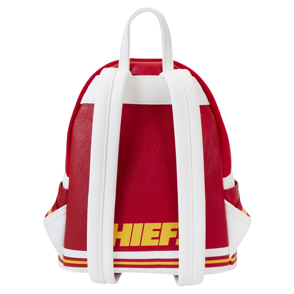 Loungefly NFL Kansas City Chiefs Varsity Mini Backpack Red White 2024 Loungefly Kansas City Chiefs Varsity Mini Backpack main image 4