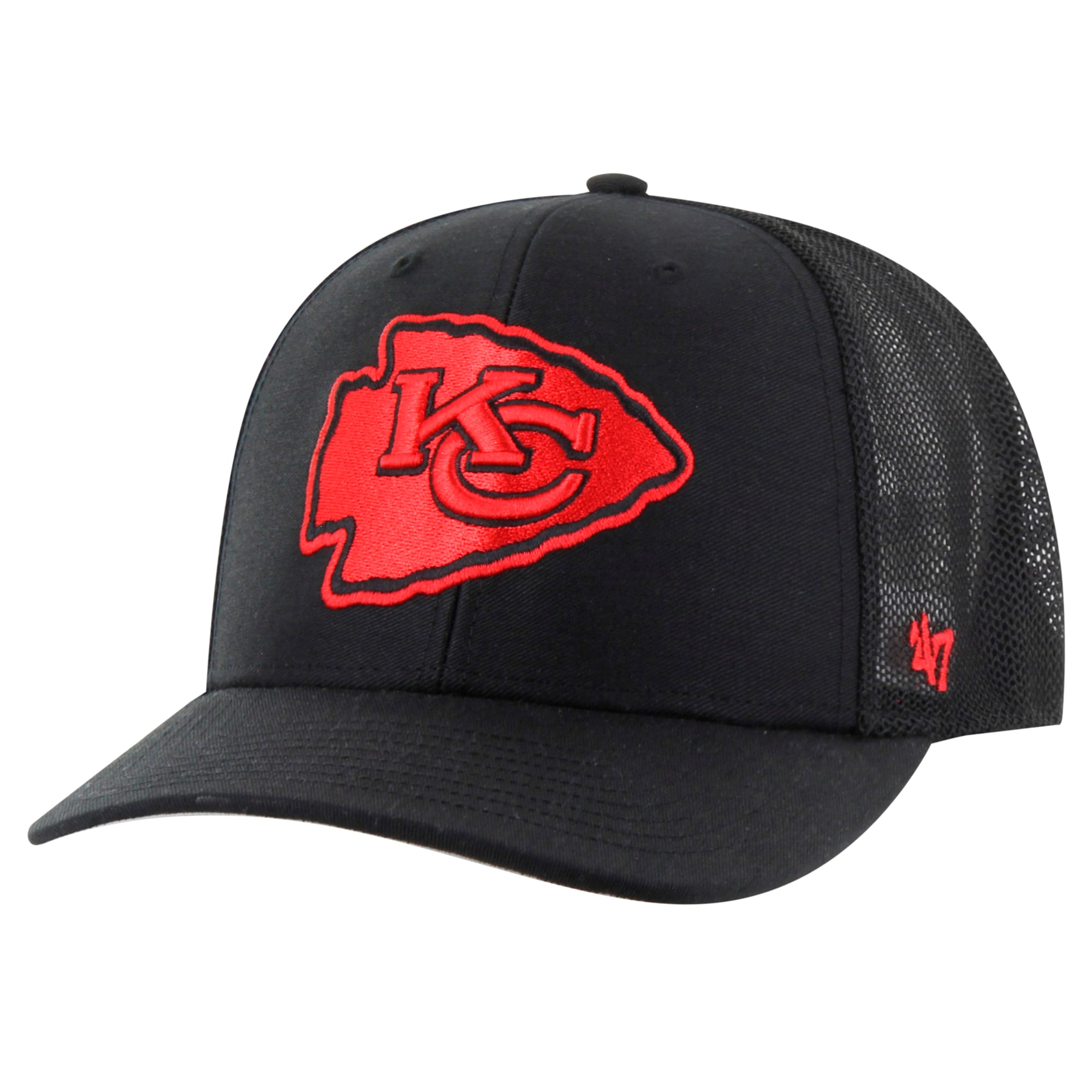 Kansas City Chiefs NFL 47 Baseball Cap / Black Kansas City Chiefs NFL Black Dome New Era 59FIFTY – LidsHatDrop main image 2