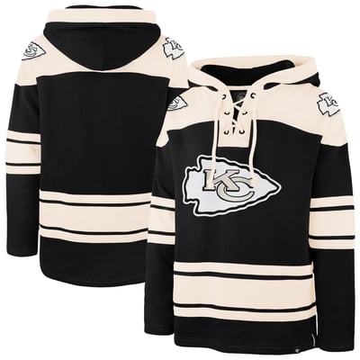 Kansas City Chiefs '47 Superior Lacer Hoodie - Black