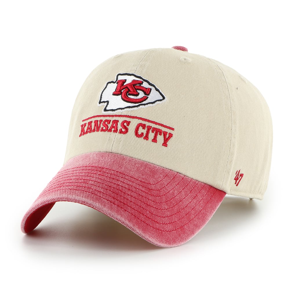 Men's Kansas City Chiefs '47 Natural Logo Line Clean Up Adjustable Hat