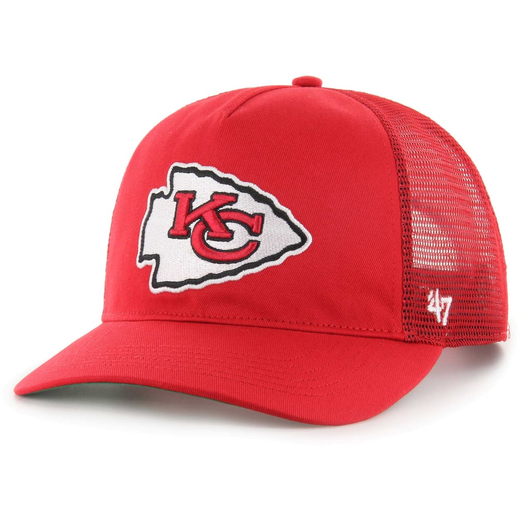 Kansas City Chiefs Mascot Trucker Hat Mitchell & Ness Kansas City Chiefs Youth White Team Mascot  main image 3