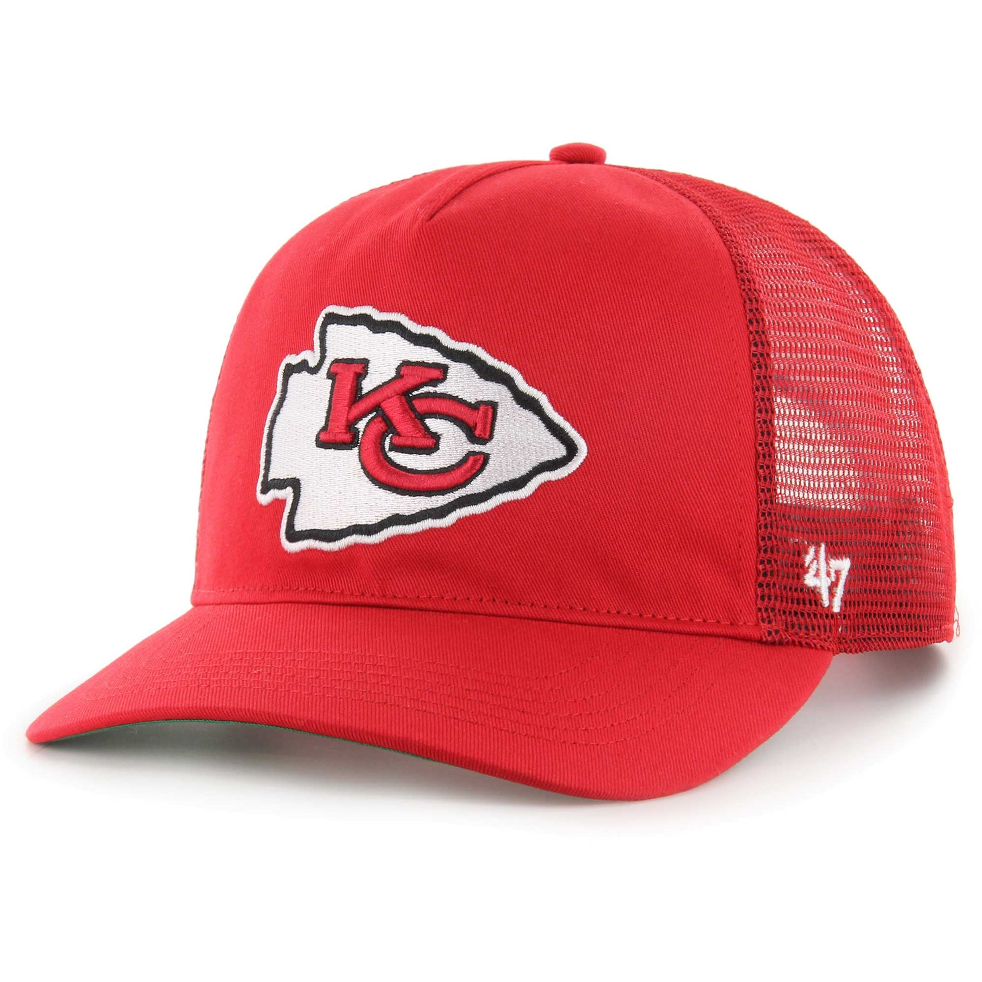 Hello Kitty Chiefs Football Trucker Hat Hello Kitty Winking Trucker Hat main image 3