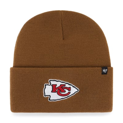 Kansas City Chiefs Carhartt x '47 Cuffed Knit Hat - Brown